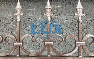 кованая дутая решетка на окно